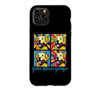 Carcasa para iPhone 11 Pro Estilo Pop Art Golden Retriever Grandpa