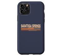 Carcasa para iPhone 11 Pro Estilo Vintage de los años 70 de Saratoga Springs New York