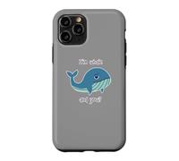 Carcasa para iPhone 11 Pro Estoy Bien y tú? Ballena Divertida Lindo océano Animal Juego de Palabras Ballenas