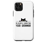 Carcasa para iPhone 11 Pro Estoy Corregiendo Silenciosamente Tu Gramática Broma Profesor de Inglés