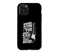 Carcasa para iPhone 11 Pro Estoy Escuchando Pero Tocando la Guitarra en mi Cabeza Música Humor