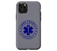 Carcasa para iPhone 11 Pro Estrella paramédica de la Vida del Condado de York Carolina del Sur EMT SC EMS