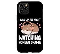 Carcasa para iPhone 11 Pro Estuve Despierto Toda la Noche Viendo Drama Coreano Divertido Amante del K-Drama