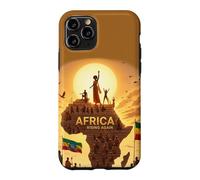 Carcasa para iPhone 11 Pro Ethiopian Flag Rasta Africa Rising Again from Ethiopia