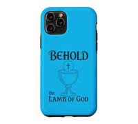Carcasa para iPhone 11 Pro Eucaristía Católica He aquí la Comunión del Cordero de Dios