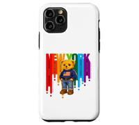 Carcasa para iPhone 11 Pro Exceed The Limit New York Teddy Bear- Colorful NYC Boroughs