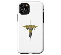 Carcasa para iPhone 11 Pro F-111 Aardvark Fighter Jet Vista Superior Aviones Militares