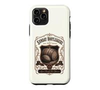 Carcasa para iPhone 11 Pro Fantasía Fútbol Domingo Bootleggers Whisky Etiqueta Estilo
