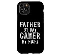 Carcasa para iPhone 11 Pro Father by Day Gamer by Night Geek Nerd Gaming Dad Gamers