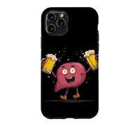 Carcasa para iPhone 11 Pro Feliz día del hígado con Disfraz de Cerveza