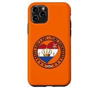 Carcasa para iPhone 11 Pro Feliz Día del Rey Holandés Fiyne Koningsdag Bandera de los Países Bajos