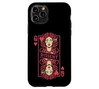 Carcasa para iPhone 11 Pro Feminista Medusa Queen of Hearts Dissent Vintage Jugando Card
