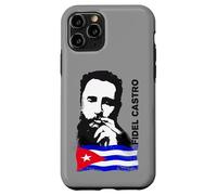 Carcasa para iPhone 11 Pro Fidel Castro Cuba Revolution cigarro Demo Bandera