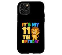 Carcasa para iPhone 11 Pro Fiesta temática de Safari de león de cumpleaños número 11