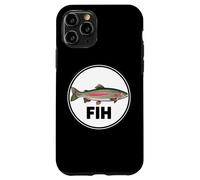 Carcasa para iPhone 11 Pro Fih Funny Mal Pescado Meme Broma Pesca Fisher Angler