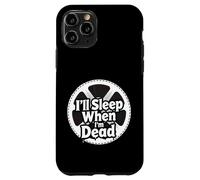 Carcasa para iPhone 11 Pro Filmmaker Editor Horror Movie I'Ll Sleep When I'm Dead