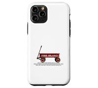 Carcasa para iPhone 11 Pro Fire Island Retro Rojo vagón Playa Verano Vacaciones Amigo
