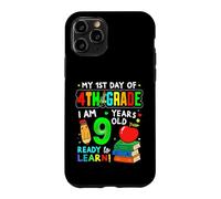 Carcasa para iPhone 11 Pro First Day of Fourth Grade My 1st Day of 4th Grade Girls Boys