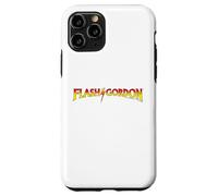 Carcasa para iPhone 11 Pro Flash Gordon Classic Rojo & Amarillo Texto Logo Comic