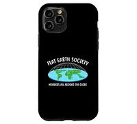 Carcasa para iPhone 11 Pro Flat Earth Society - Camiseta con diseño de Globo para Todos los Miembros