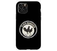 Carcasa para iPhone 11 Pro Flock Manager Vintage Gallo Gallina Pollo Guardián