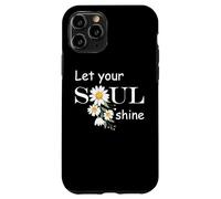 Carcasa para iPhone 11 Pro Floral Daisy Flower, Inspirational, Let Your Soul Shine