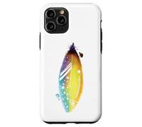 Carcasa para iPhone 11 Pro Floral Feather For Spring and Summer Cute Surf Beach Graphic