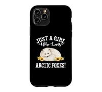 Carcasa para iPhone 11 Pro Flowers Womens Kids Just A Girl Who Loves Arctic Foxes Lover