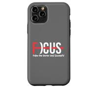 Carcasa para iPhone 11 Pro Focus Follow One Course Until Successful Motivational Funny