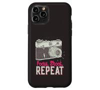 Carcasa para iPhone 11 Pro Focus Shoot Repeat Photography Photographer Camera Vintage