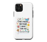 Carcasa para iPhone 11 Pro For I Know The Plans I Have For You Christian Back To School
