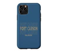 Carcasa para iPhone 11 Pro Fort Carson Colorado Vintage