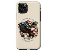 Carcasa para iPhone 11 Pro Founded and Standing in Faith Vintage Watercolor Eagle 1776