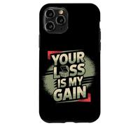 Carcasa para iPhone 11 Pro Frase Detector de Metales Your Loss Is My Gain