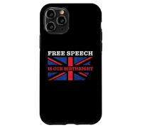 Carcasa para iPhone 11 Pro Free Speech is Our Birthright - Anti-Woke Conservative Quote