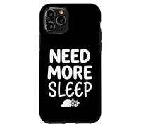 Carcasa para iPhone 11 Pro French Bulldog Need More Sleep Frenchie Gifts