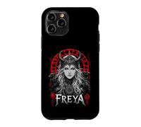 Carcasa para iPhone 11 Pro Freya Diosa Nórdica Mitología Germánica Runas Vikingas