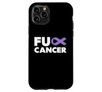 Carcasa para iPhone 11 Pro Fuck Cancer - Camiseta con Texto en alemán Fuck Esophageal Cancer Awareness