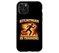Carcasa para iPhone 11 Pro Fuego Stuntman En Acción Entrenamiento Futuro Flame Intérprete