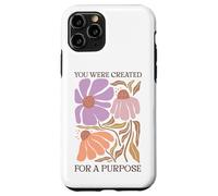Carcasa para iPhone 11 Pro Fuiste Creado con un propósito de Arte Floral