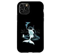 Carcasa para iPhone 11 Pro Fumador de Cerveza Orca Ballena Divertido