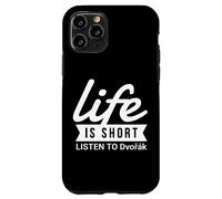 Carcasa para iPhone 11 Pro Fun Composer Life Is Short Escucha el Regalo de Dvorak