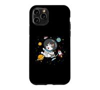 Carcasa para iPhone 11 Pro Funny Astronaut Space Kids Boys Girls Alaskan Malamute Lover