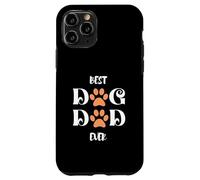 Carcasa para iPhone 11 Pro Funny Best Dog Dad Ever Día del Padre para los Amantes de Las Mascotas