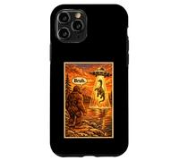 Carcasa para iPhone 11 Pro Funny Bigfoot Bruh UFO Alien Loch Ness Monster Abduction