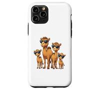 Carcasa para iPhone 11 Pro Funny Camel Family Wearing Sunglasses Arabian Animal Desert