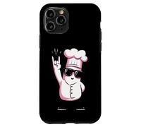 Carcasa para iPhone 11 Pro Funny Chef Rockstar Cook Retro Style Rosa Diseño
