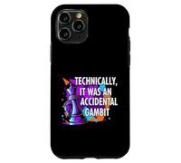 Carcasa para iPhone 11 Pro Funny Chess Player Accidental Gambit Blunder Quote