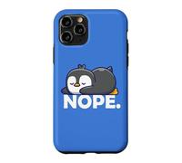 Carcasa para iPhone 11 Pro Funny Chibi Anime Kawai Kids Sleep Nap Nope Penguin Lover