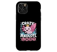Carcasa para iPhone 11 Pro Funny Cute Crazy Axolotl Lady Animal Lover For Women Girls